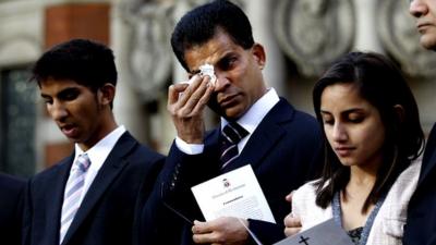 Jacinta Saldhana's husband, Benedict and children Junal and Lisha