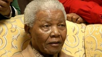 Nelson Mandela in May 2012