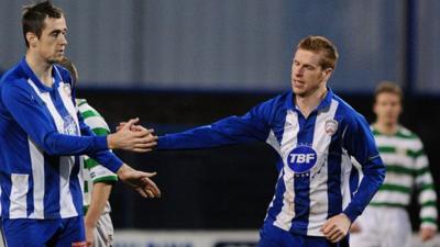 Coleraine beat Donegal Celtic 2-1