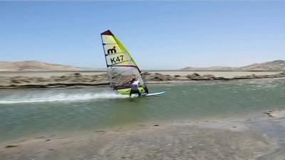 British woman sets new windsurfing world speed record