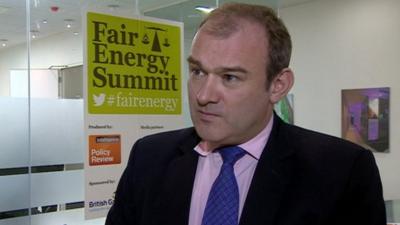 Energy secretary Ed Davey