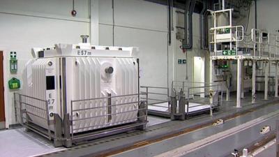 Nuclear waste shipment