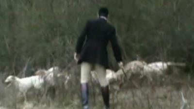 Film gathered by anti-hunt monitors in 2012