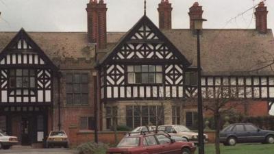 The former Bryn Estyn care home in 1992