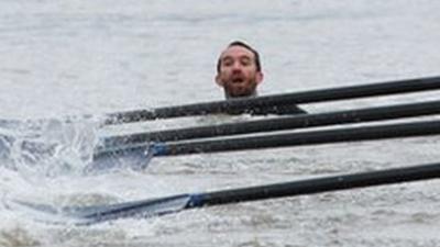 Trenton temporarily disrupting the Oxford Cambridge boat race