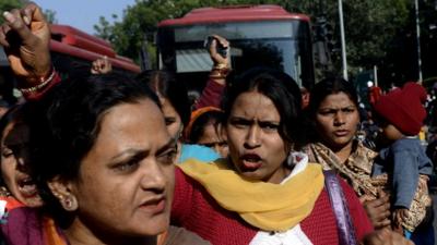 Women protesting