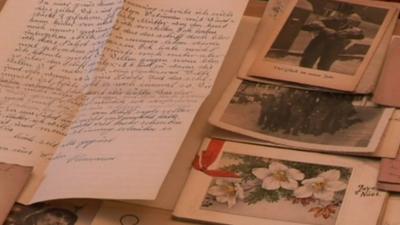 Letters, cards and photographs