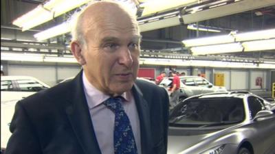 Business Secretary Vince Cable