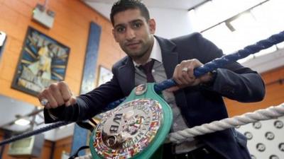 WBC Silver Super Lightweight Champion Amir Khan