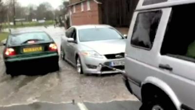 Flooding in Elsworth