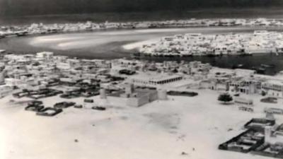 A photo of Dubai in the 1950s