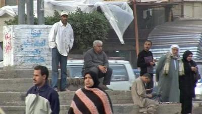 Street in Egyptian city of Mahalla