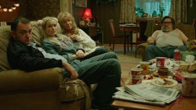 The Royle Family, watching TV