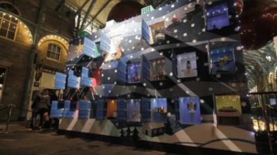 Check out the giant advent calendar made from over 600,000 Lego bricks