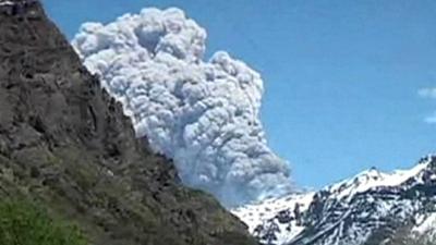 Copahue volcano, Chile