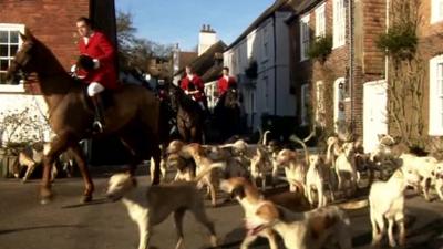 Boxing Day hunt in Kent