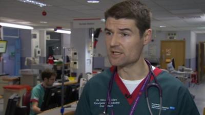 Dr Simon Eccles from Homerton Hospital
