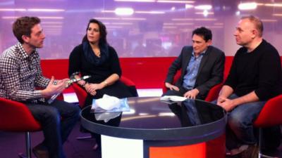 BBC Tech Summit, from left: Adam Leach, Emma Mulqueeny, Mark Gregory, Will Jackson