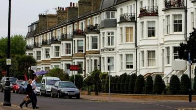 A row of houses in Southend