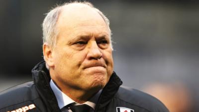 Fulham manager Martin Jol