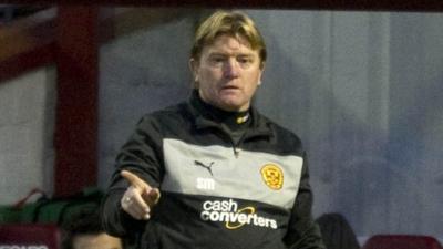 Motherwell manager Stuart McCal