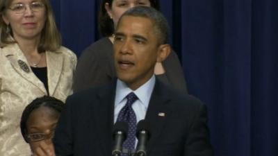 President Obama making a statement on fiscal cliff negotiations