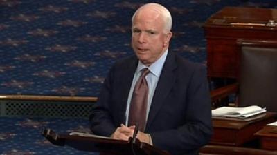 Republican senator John McCain