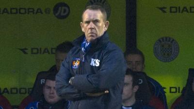 Kilmarnock manager Kenny Shiels