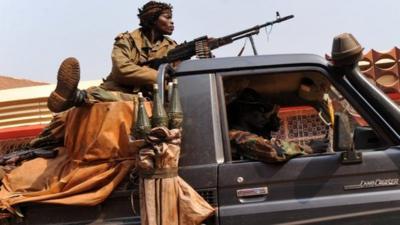 CAR soldier in Bangui