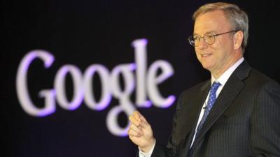 Google's CEO, Eric Schmidt