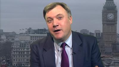 Shadow chancellor Ed Balls