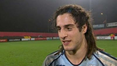 Cardiff Blues captain Josh Navidi