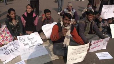 People protesting against gang rape