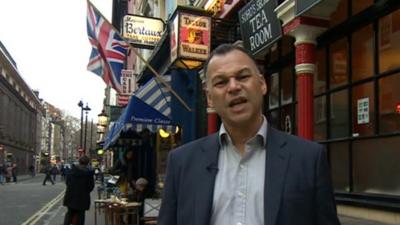 David Thompson and UK flag