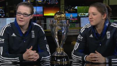 Anya Shrubsole and Sarah Taylor