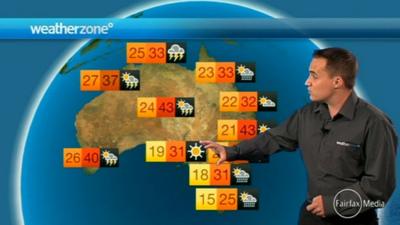 Weatherman Josh Fisher explains why it's so hot in Australia.