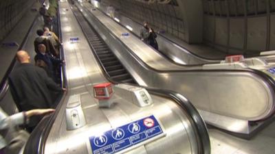 Escalator on the Underground