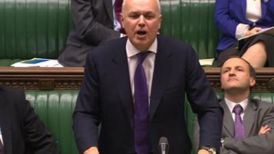 Work and Pensions Secretary Iain Duncan Smith