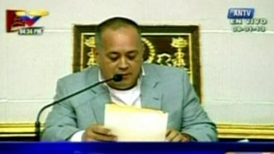 Diosdado Cabello, President of the National Assembly