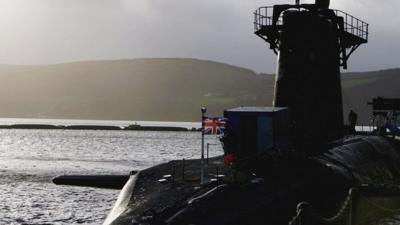 Submarine at Faslane