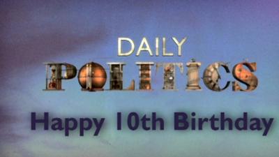 Daily Politics birthday graphic