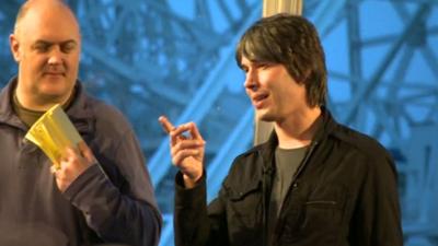 Dara O'Brien and Professor Brian Cox