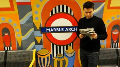 Tim McCready at Marble Arch