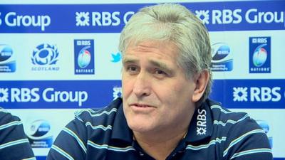 Scotland interim head coach Scott Johnson