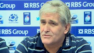 Scotland interim head coach Scott Johnson