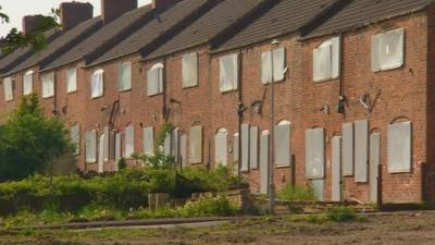 Pleasley Hill village