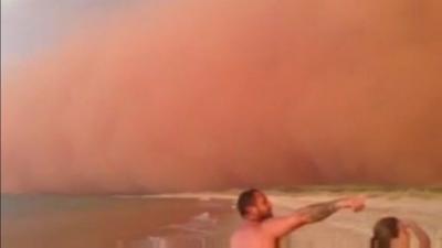 Sandstorm in Western Australia