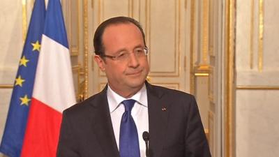 French President Francois Hollande