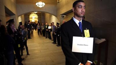 President Obama stand-in