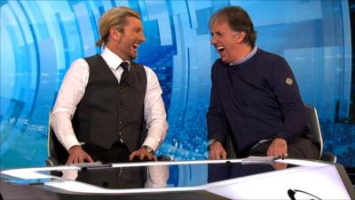 Robbie Savage and Mark Lawrenson